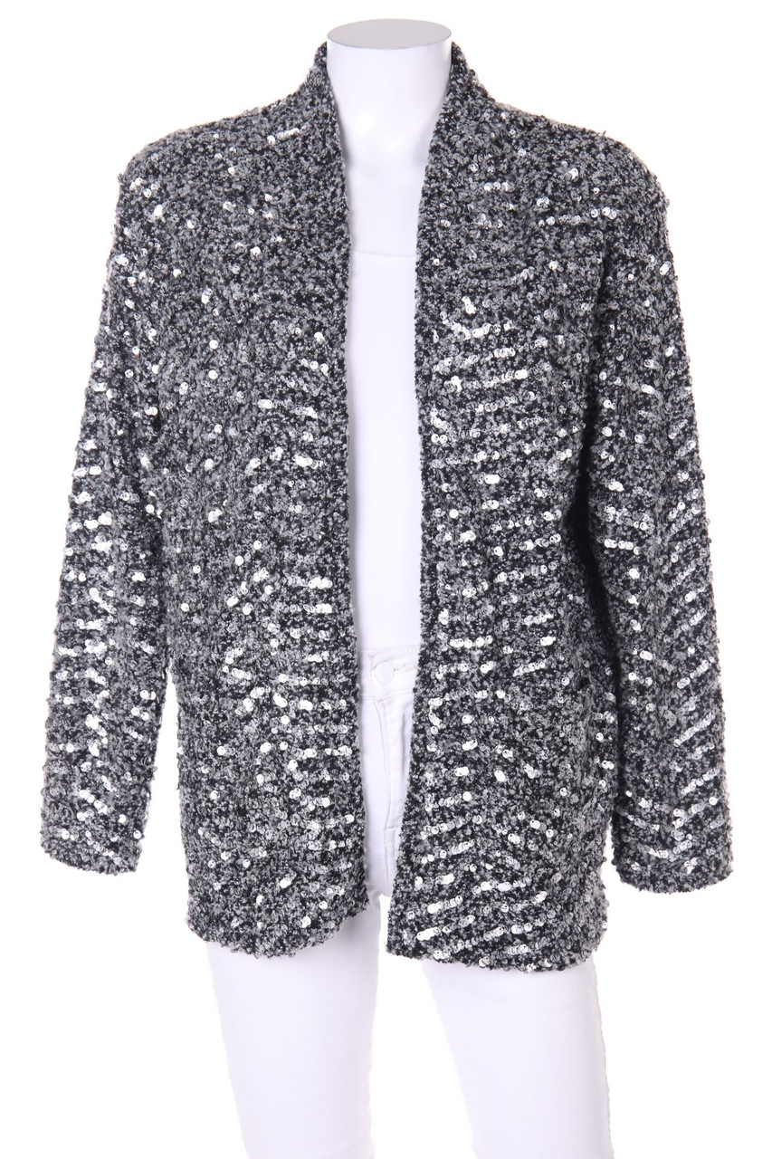 H&M - Cardigan mit Pailletten - S