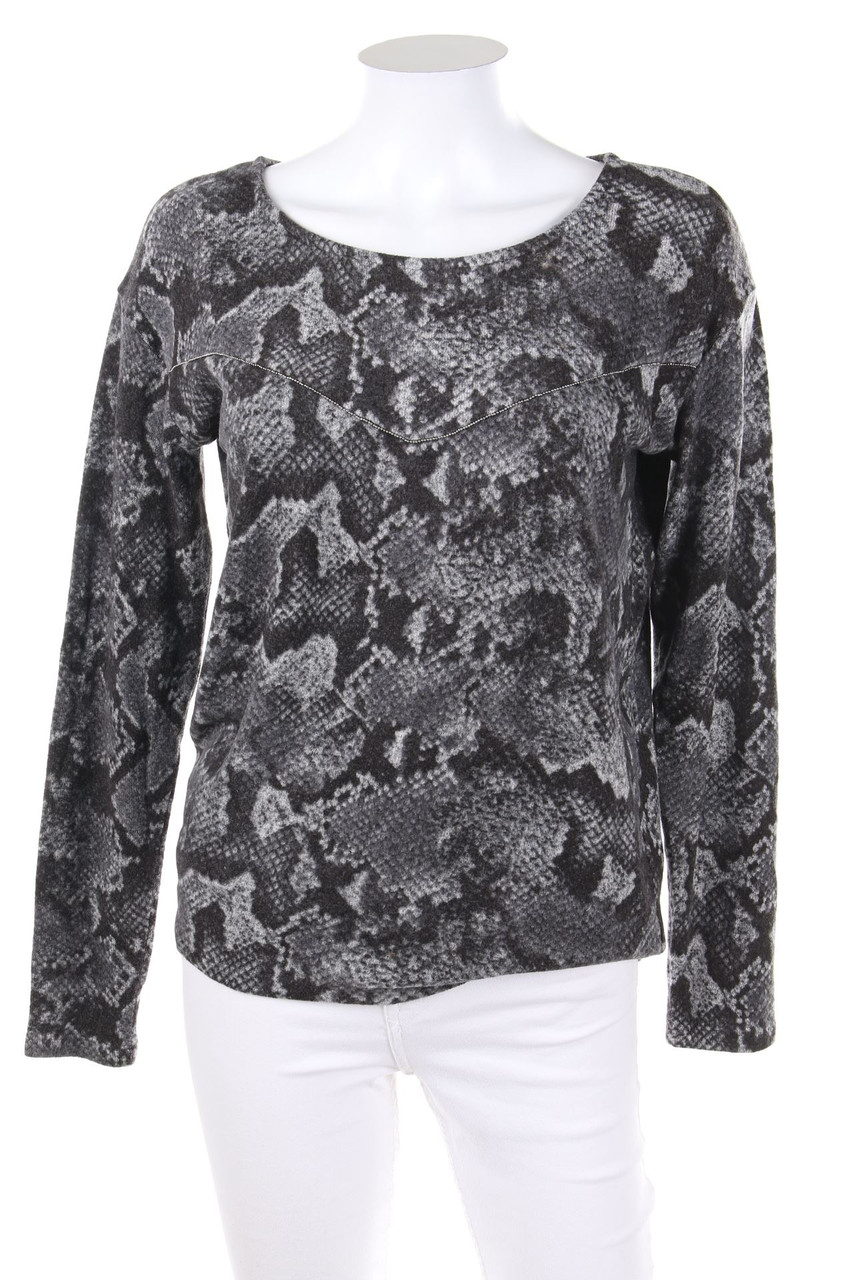 NAF NAF - Strick-Pullover mit Animal-Print - L