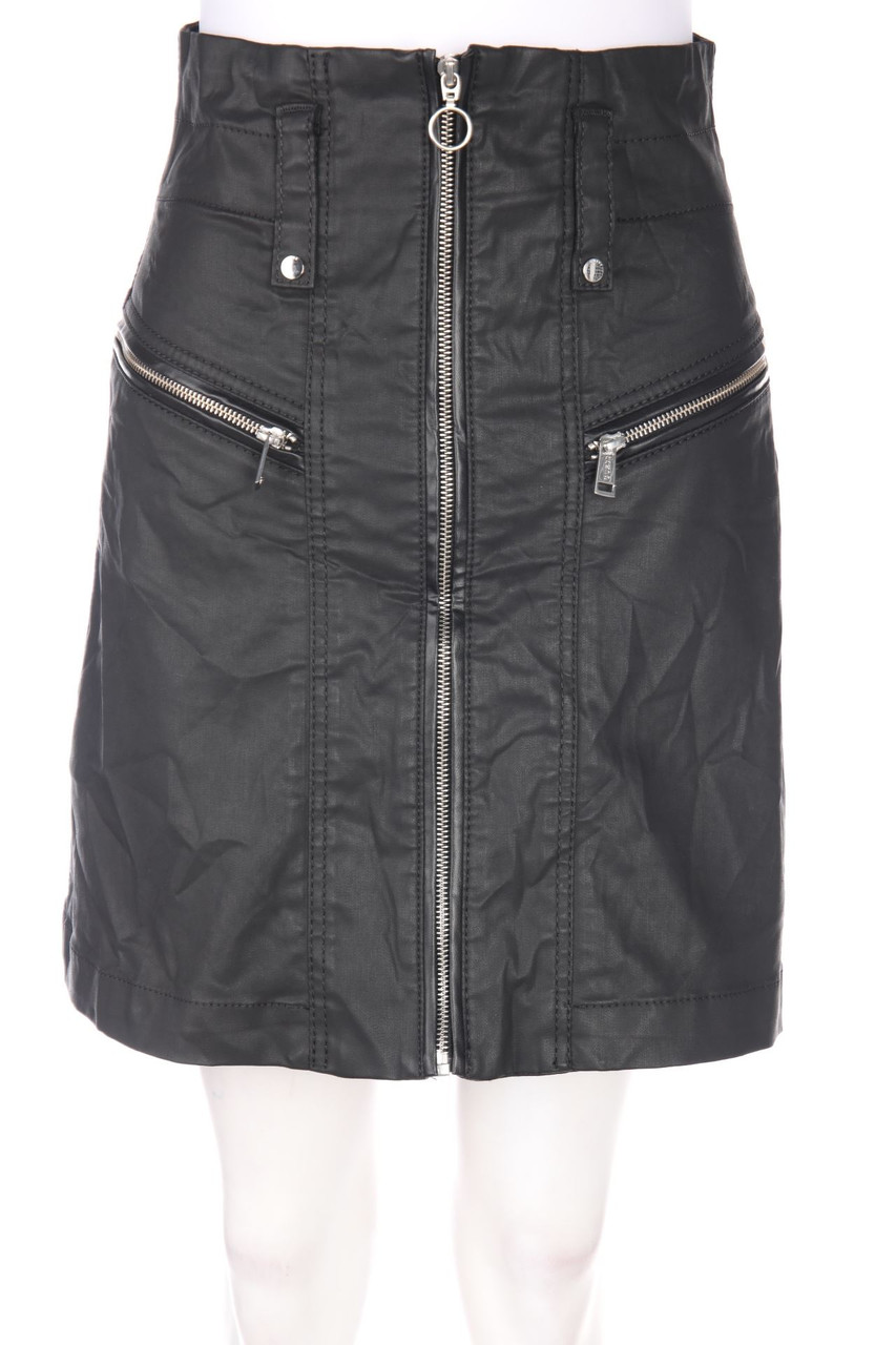 GUESS - Coated-High Waist-Skirt - D 40