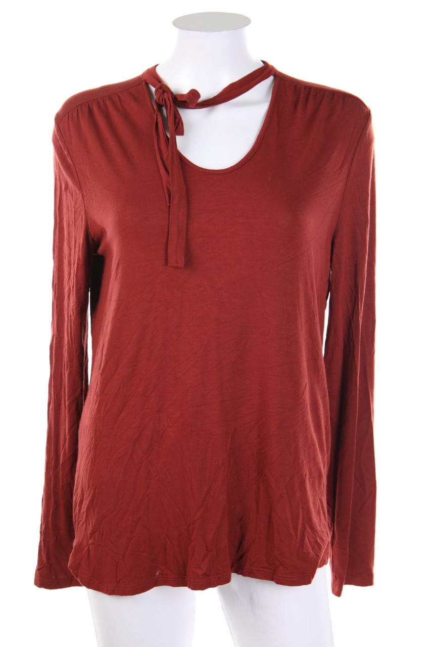 re.draft - Longsleeve-Shirt with Bow - M