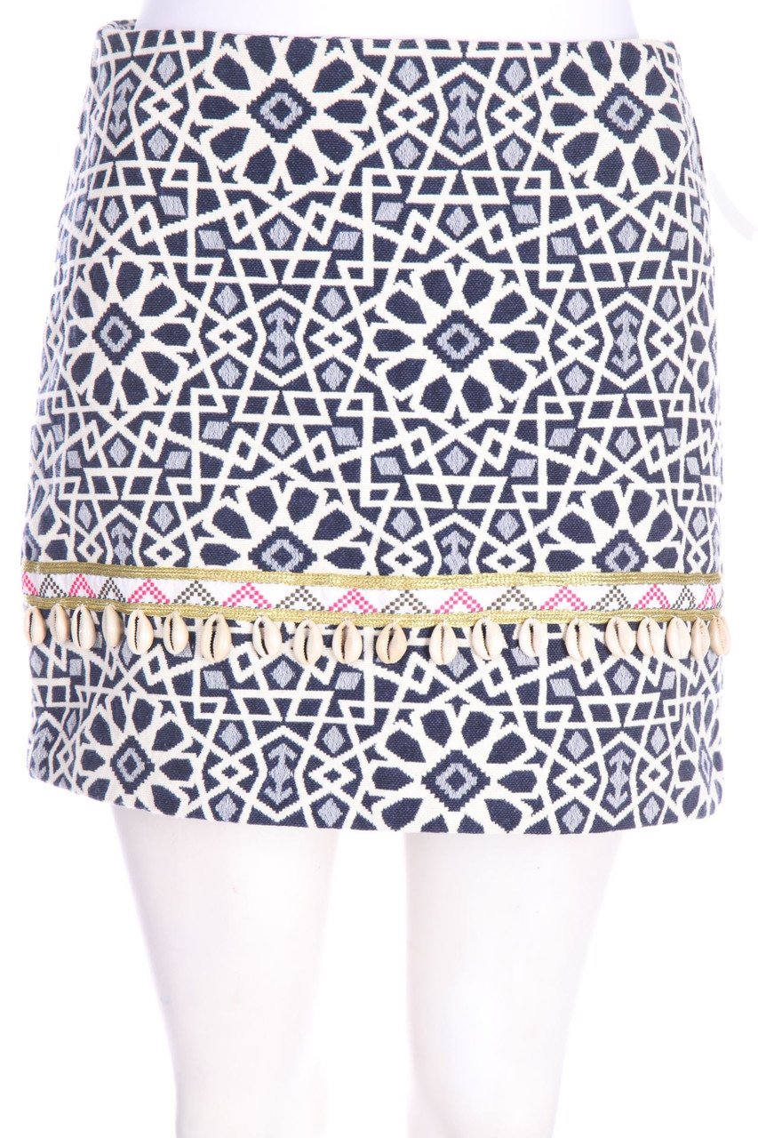 H&M DIVIDED - Minirock aus Jacquard mit Applikationen - D 36