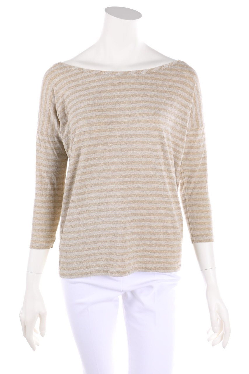 IKKS - 3/4-Sleeve Shirt with Metallic Effect - M