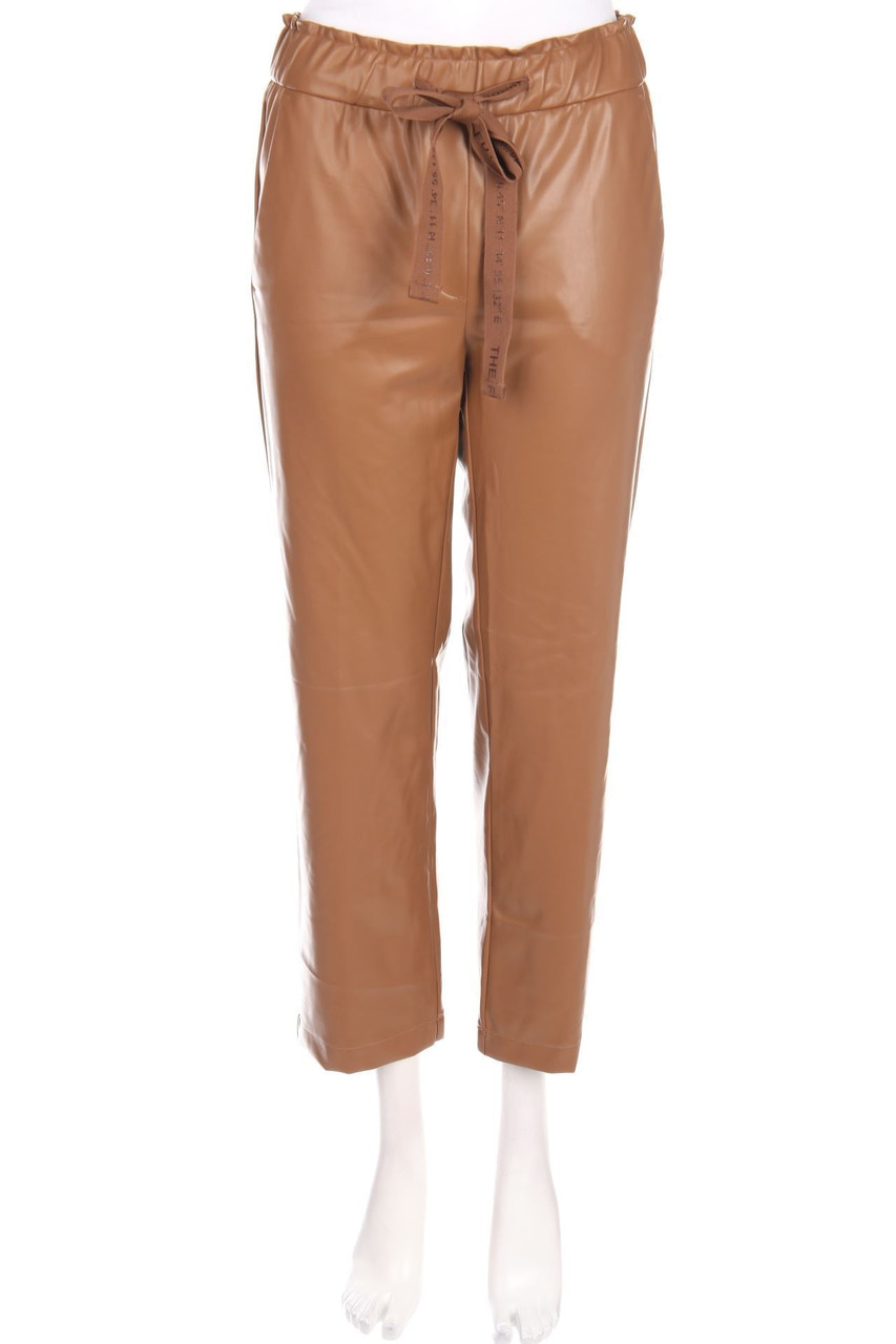 CAMBIO - Jogger-Hose aus Kunstleder - D 32