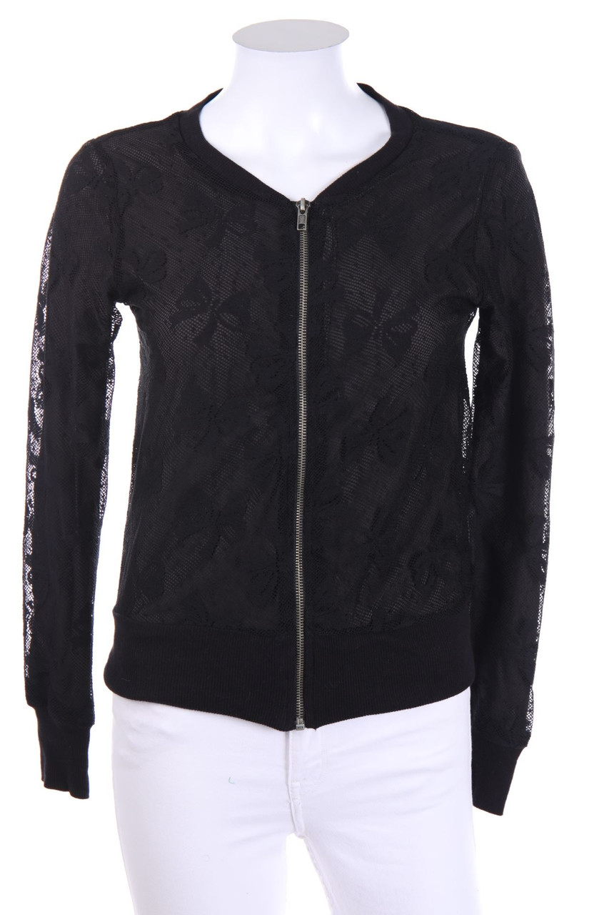 PULL&BEAR - Spitzen-Blouson-Jacke - S