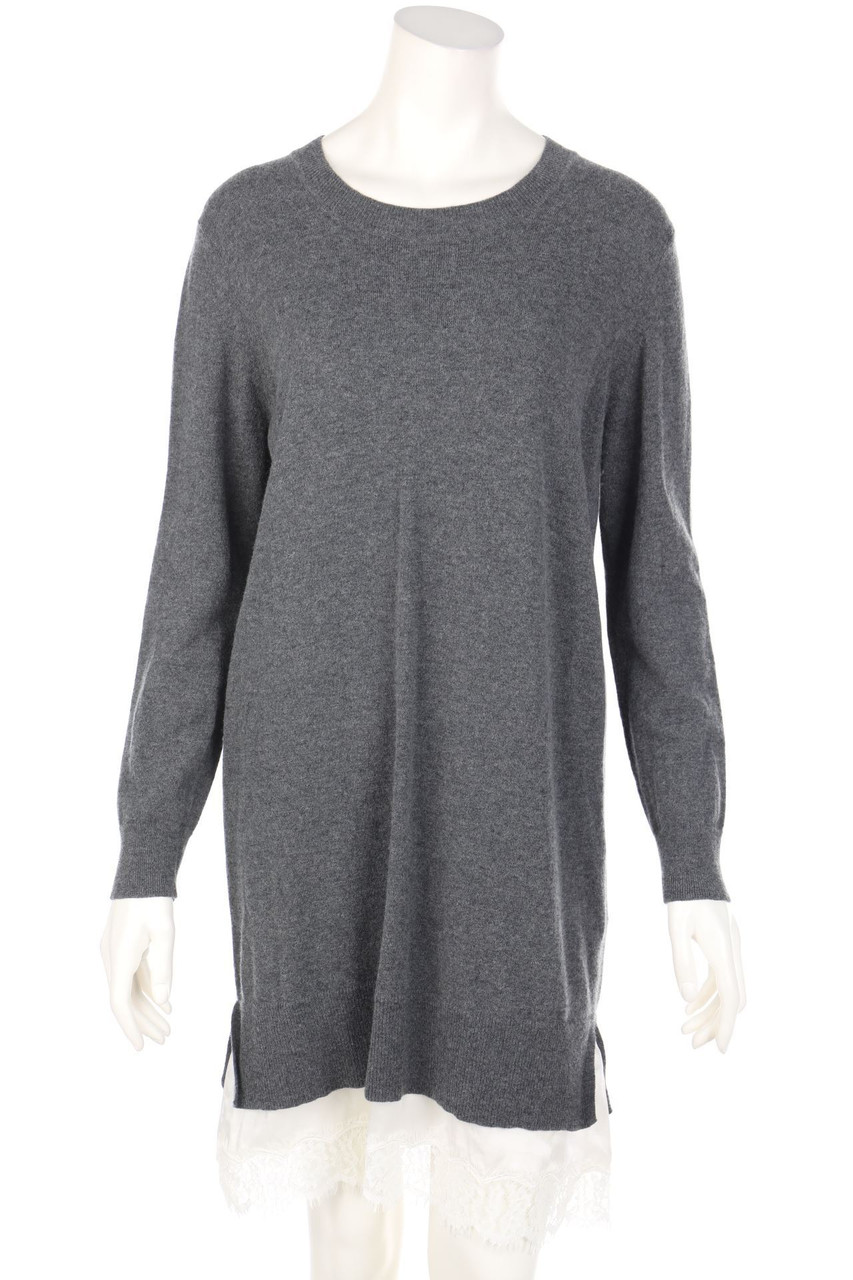 sandro PARIS - Strickkleid aus Woll-Mix mit Seide - D 36