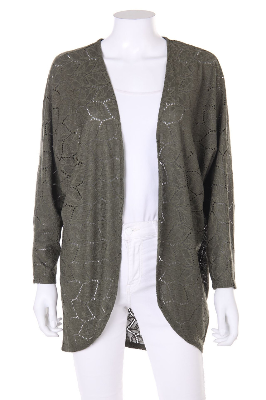 Chicorée - Cardigan, Open Knit with Batwing Sleeves - S