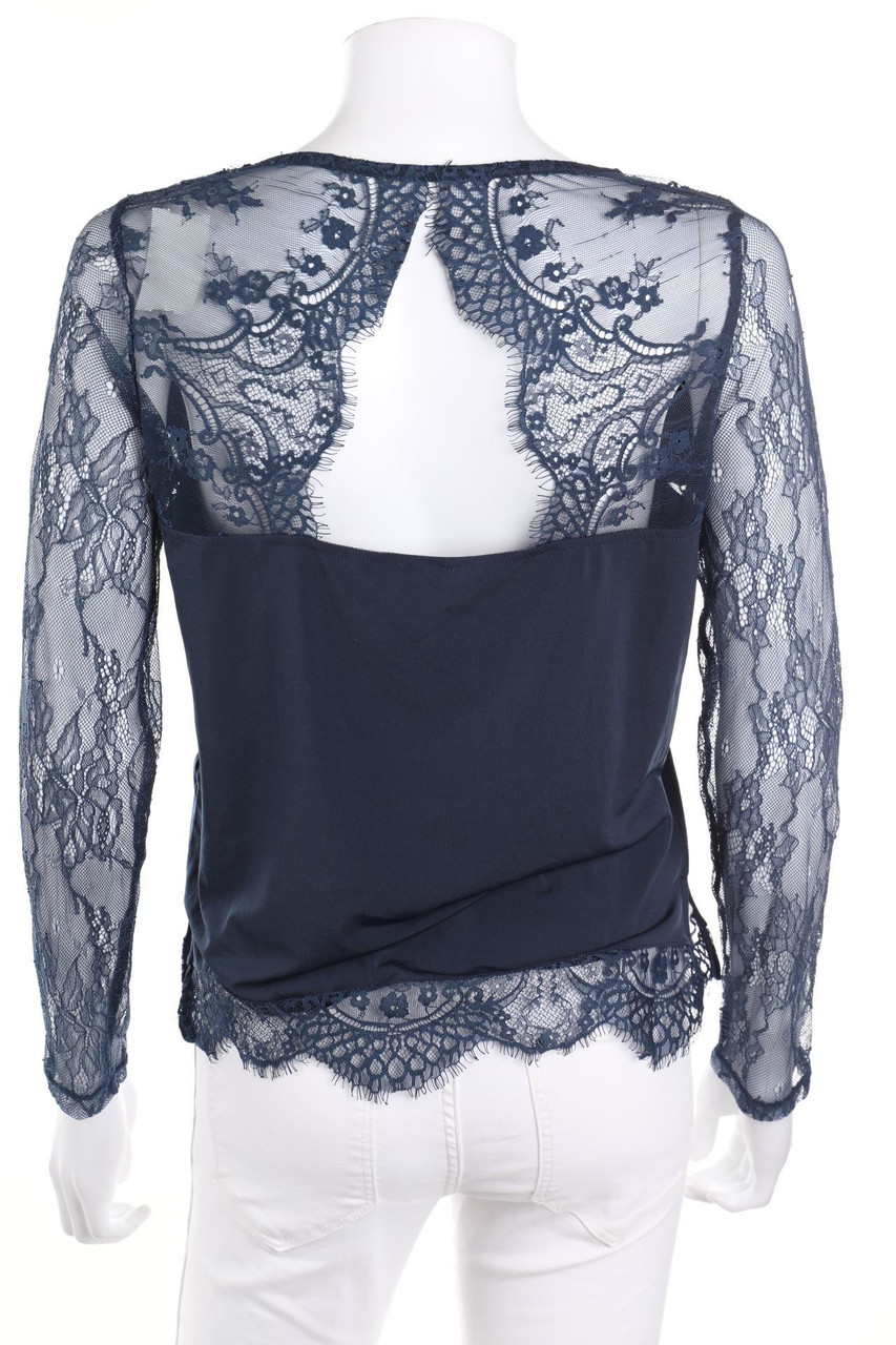 Pimkie - Bluse mit Spitzen-Einsatz - M
