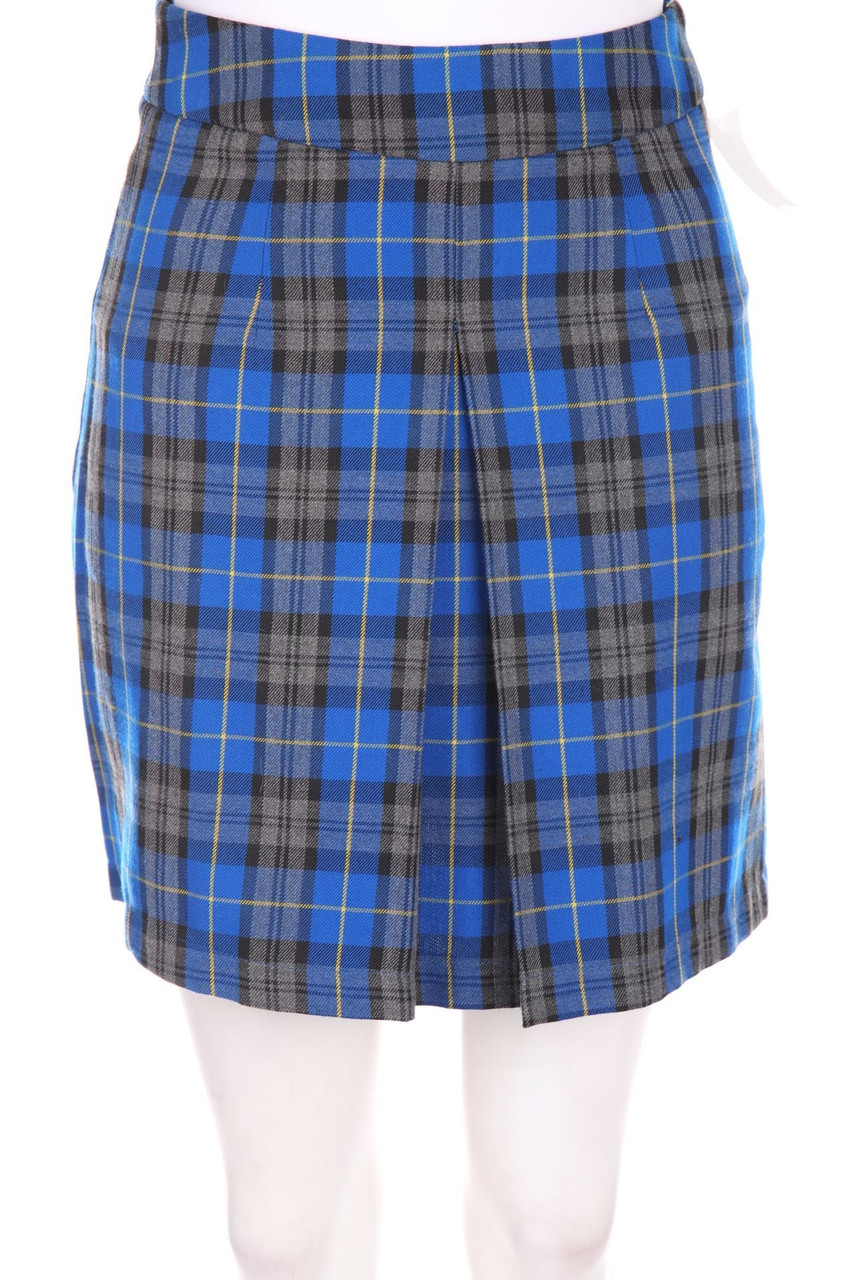 asos - Falten-Mini-Rock mit Karo-Muster - D 30