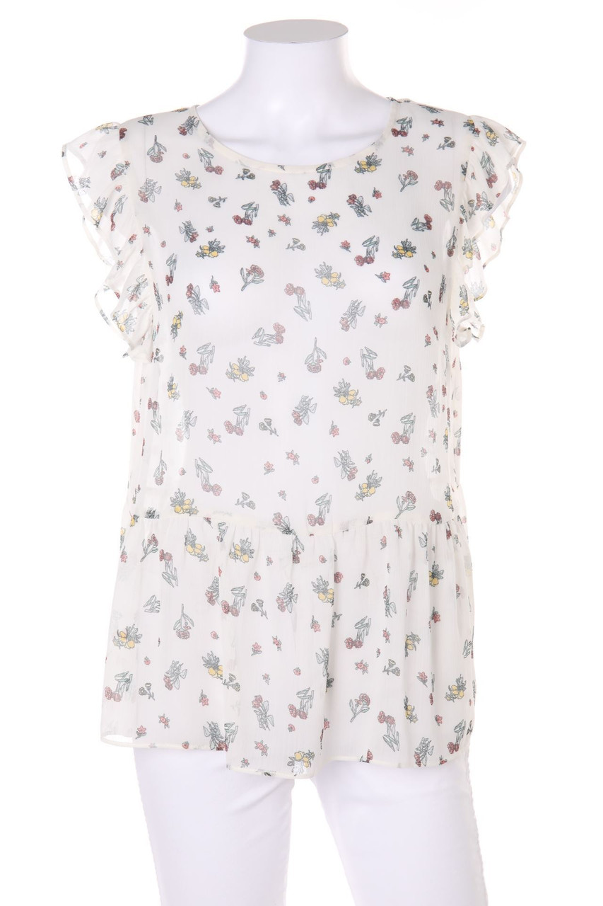 MANGO SUIT - Blusentop mit floralem Muster - L