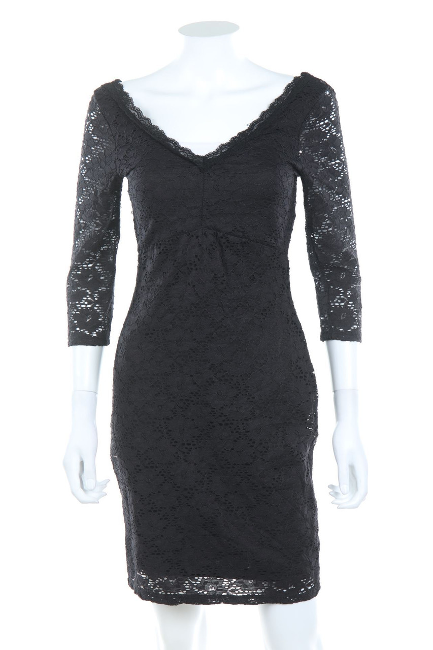 Ohne Label - Spitzen-Abendkleid - XS