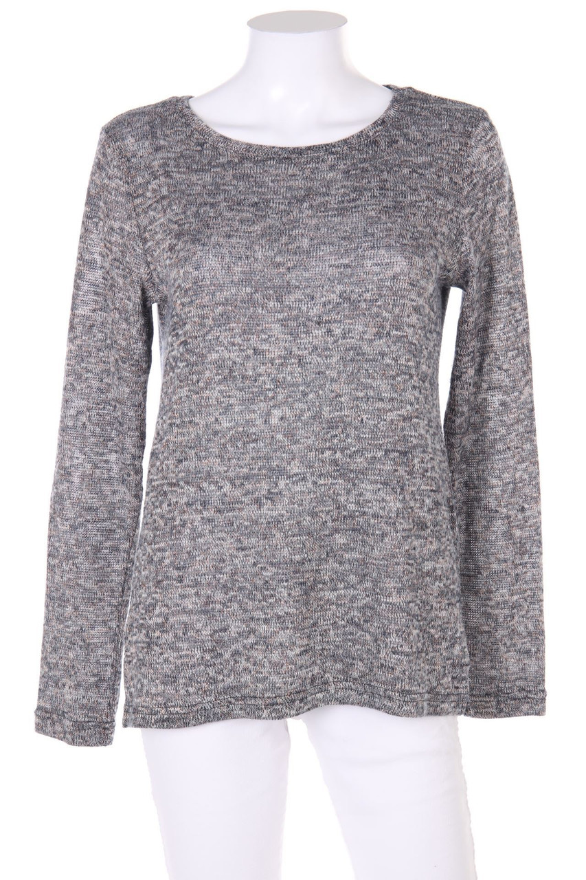 JEAN PASCALE - Strick-Pullover mit Metallic-Effekt - S
