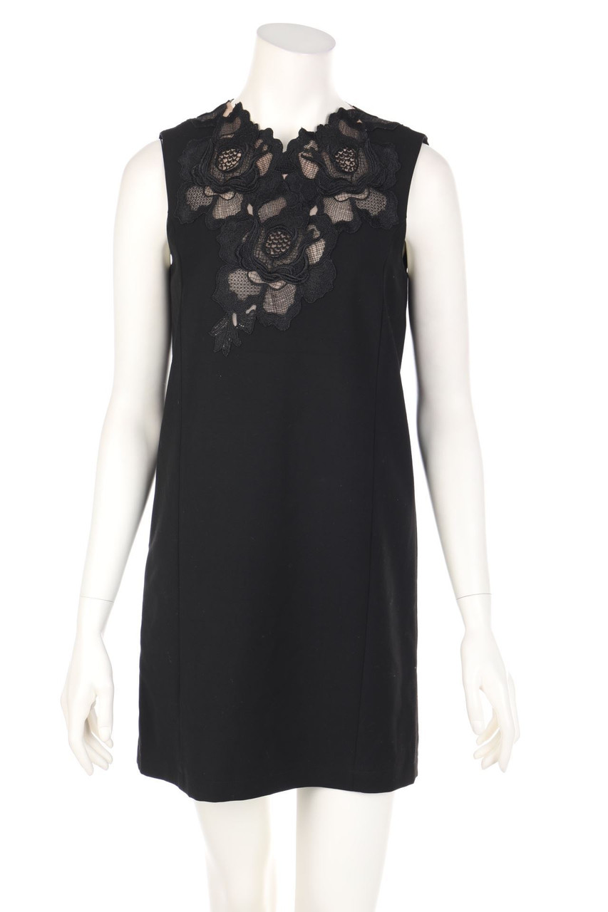 BCBG MAXAZRIA - Party-Kleid mit Spitzen-Einsatz - XS