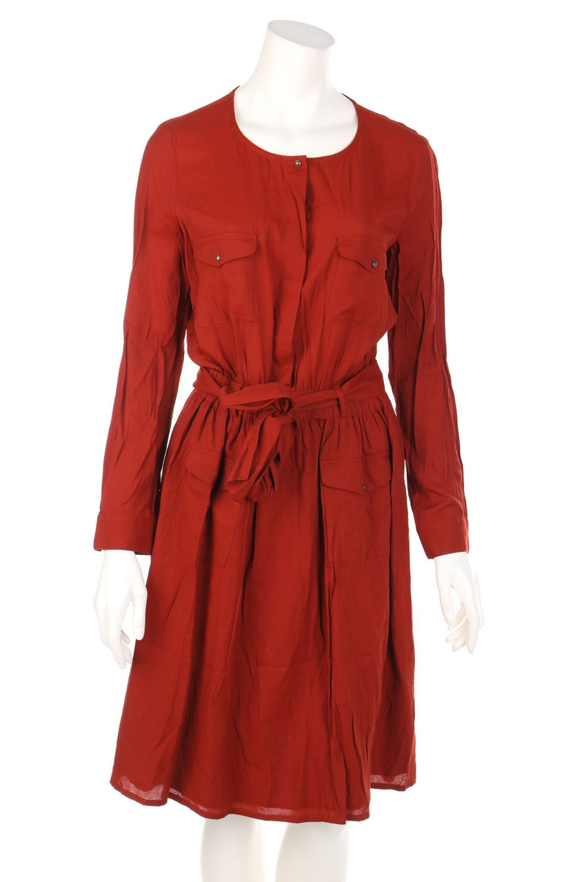 sessun - Shirt Dress, Viscose-blend with Belt - L