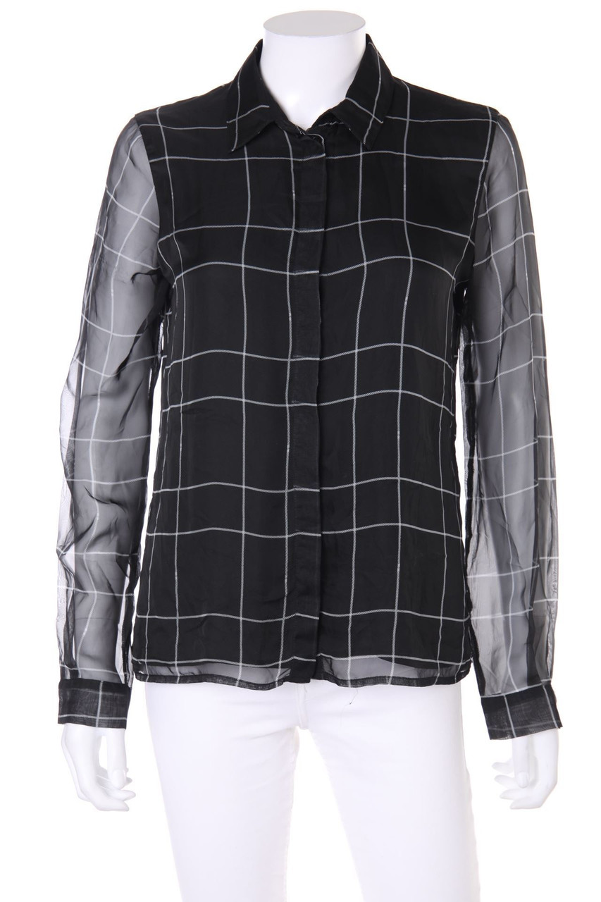 MORGAN - Blouse, Checked - D 38