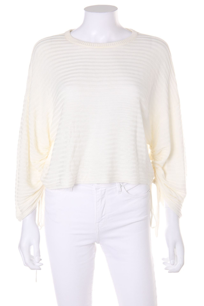 ONLY - Strick-Pullover mit Tunnelzug - S