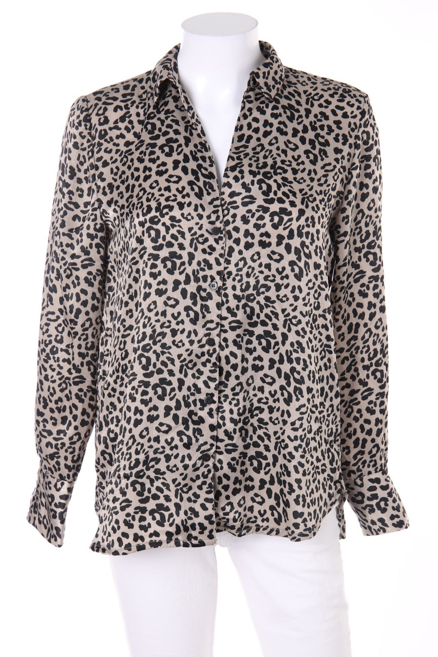 MANGO - Bluse mit Leo-Print - S