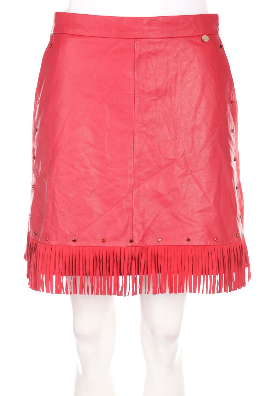 LIU JO - Lederrock mit Fransen - D 36
