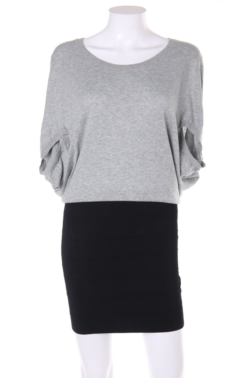 manoukian - Two Tone-Knit Dress - XS