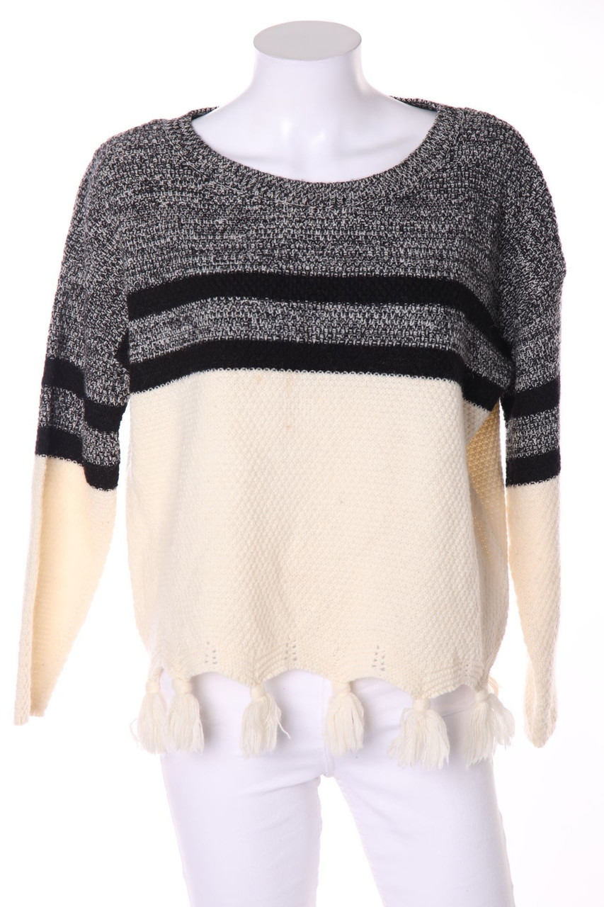 KOOKAI - Oversize-Strick-Pullover mit Wolle - D 34