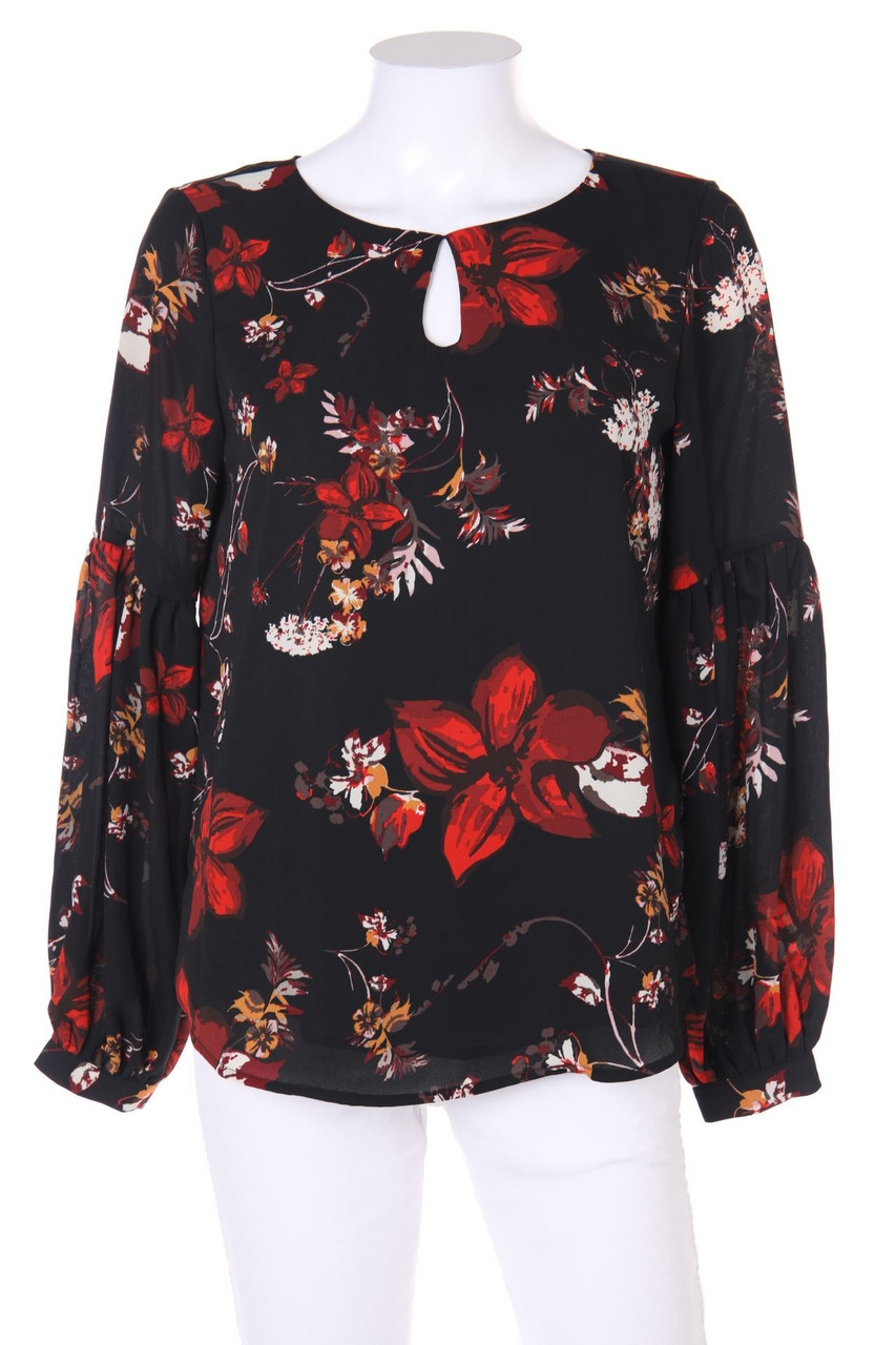 AMISU - Bluse mit floralem Muster - XS