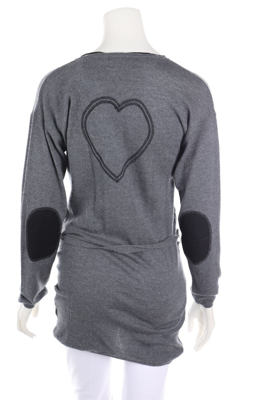 DUNE BY DUNE - Pullover, Merino Wool with Elbow Patches - D 38-40