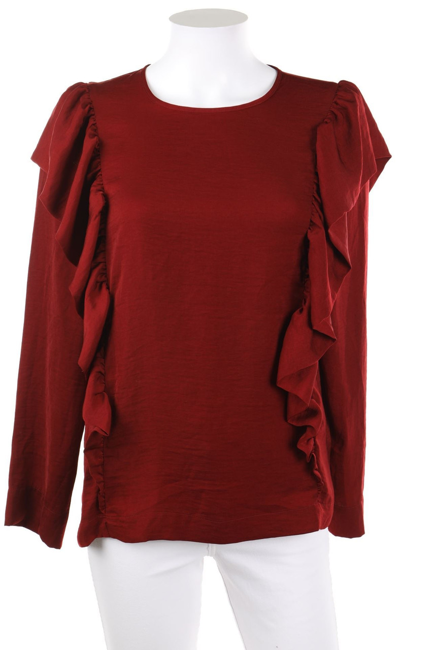 H&M - Volant-Bluse - D 36