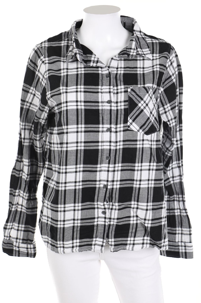 Chicorée - Blouse, Checked - L