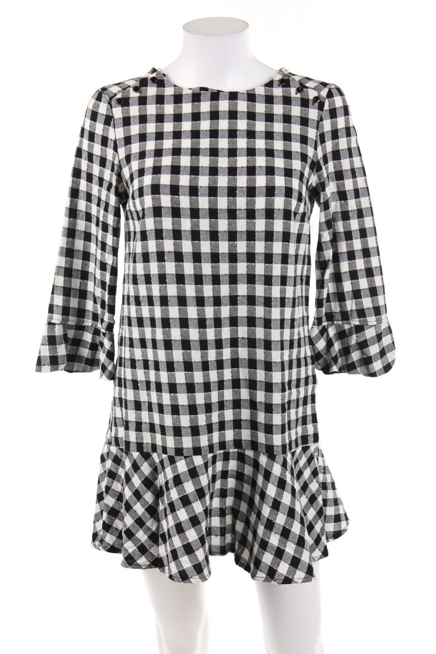 ZARA - dress, Checked - S