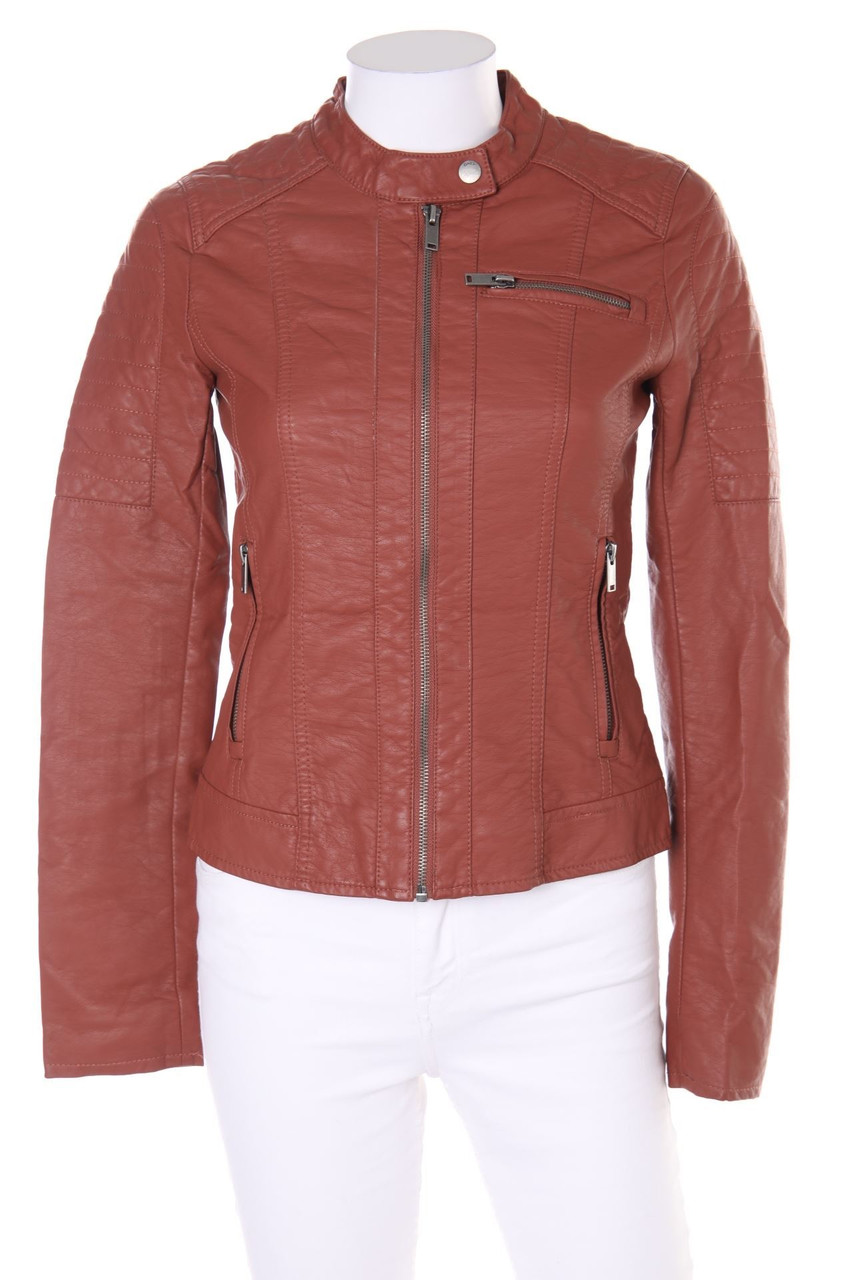 ONLY - Kunstlederjacke mit Steppung - D 34