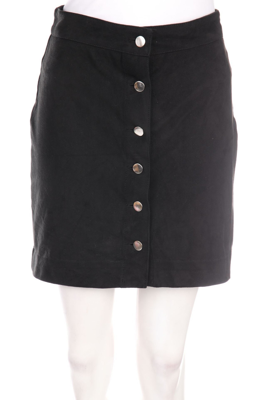 H&M - Minirock mit Schmuck-Knöpfen - D 36