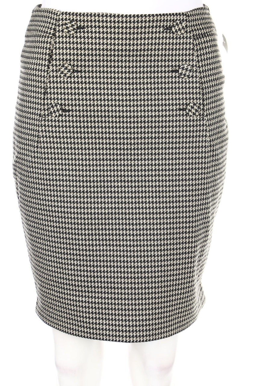 H&M - Minirock mit Hahnentritt-Muster - D 36