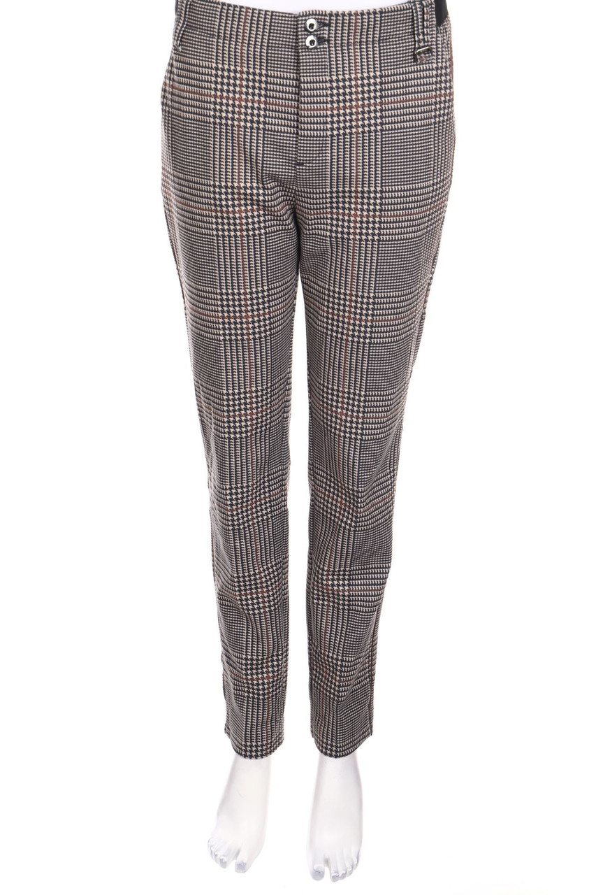 MAC - Treggings mit Karo-Muster - D 38