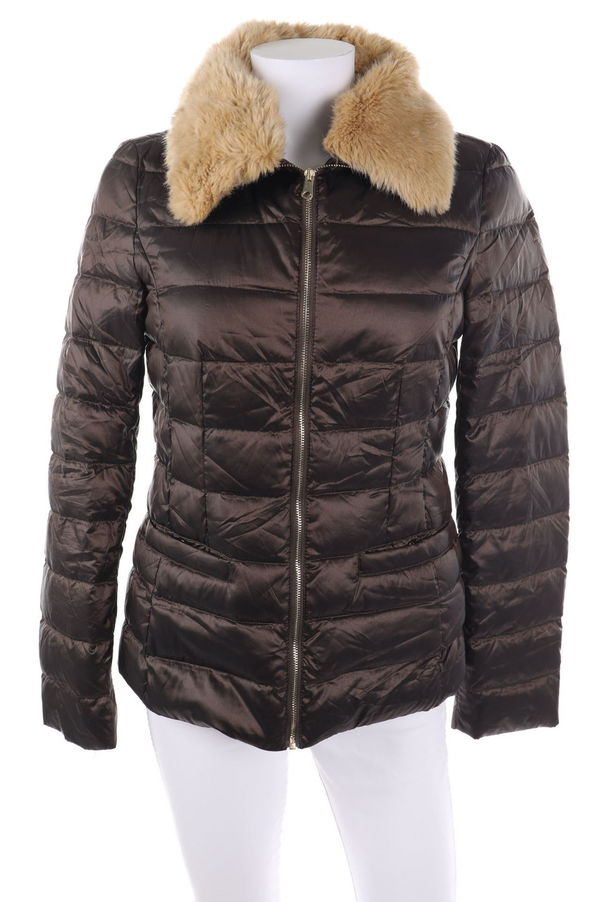 BENETTON - Down Jacket with Faux Fur-Collar - D 38