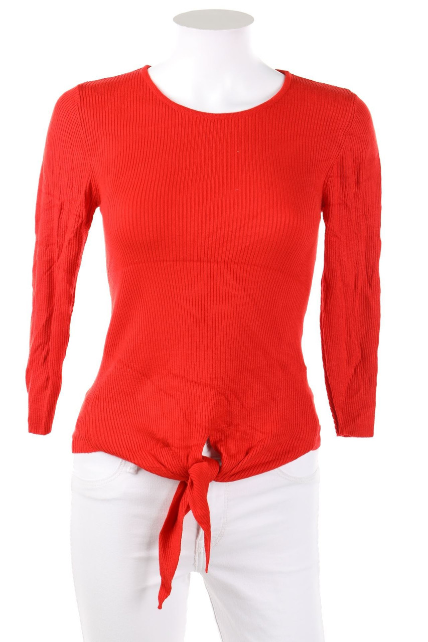 AMISU - Strick-Pullover zum Knoten - XS