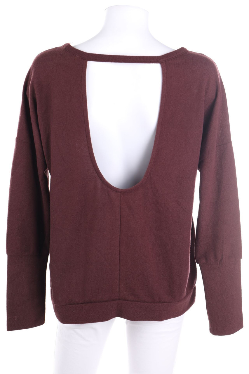 Noisy May - Strick-Pullover mit Rückenausschnitt - M