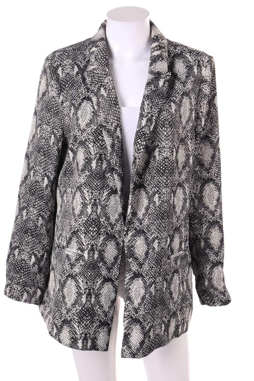 MANGO violeta - Blazer mit Animal-Print - M