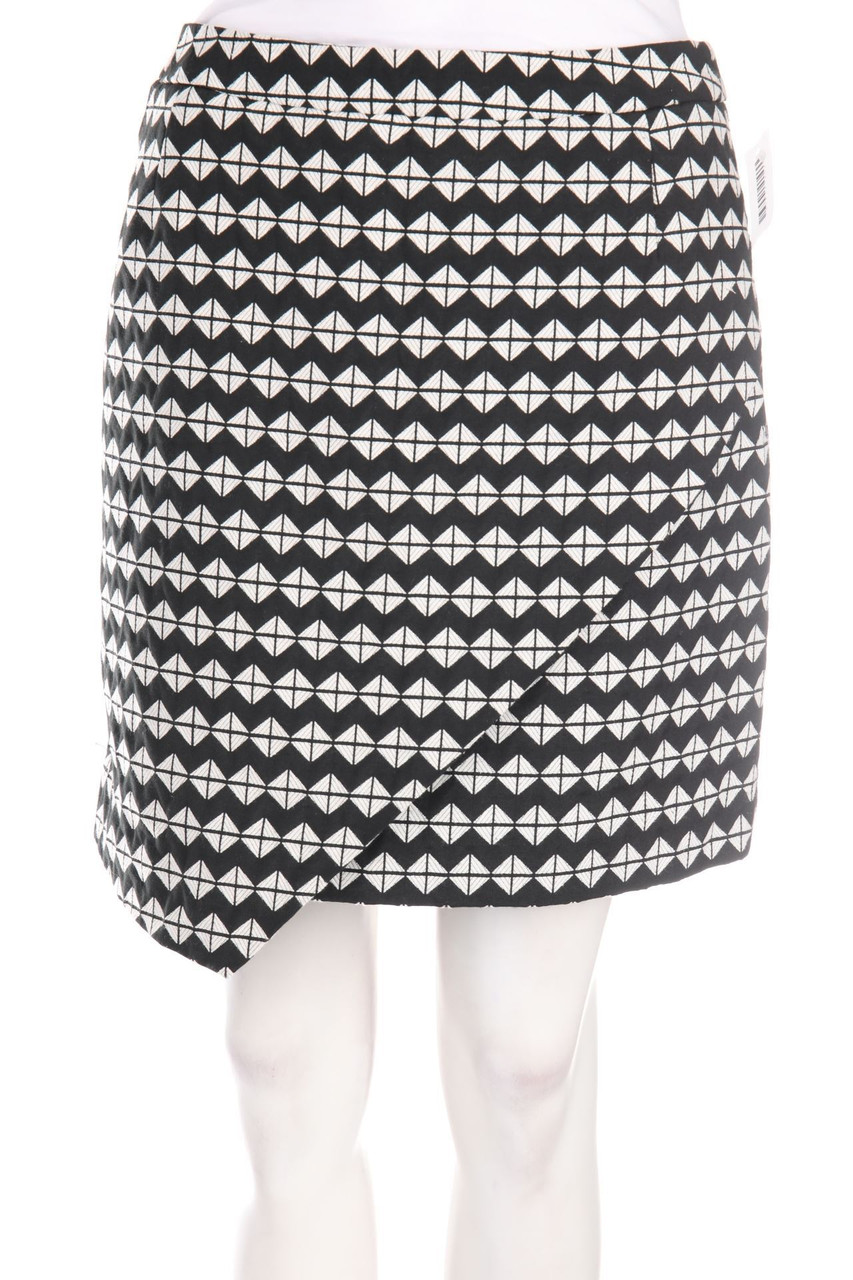 H&M - Minirock in Wickel-Optik mit Print - D 40