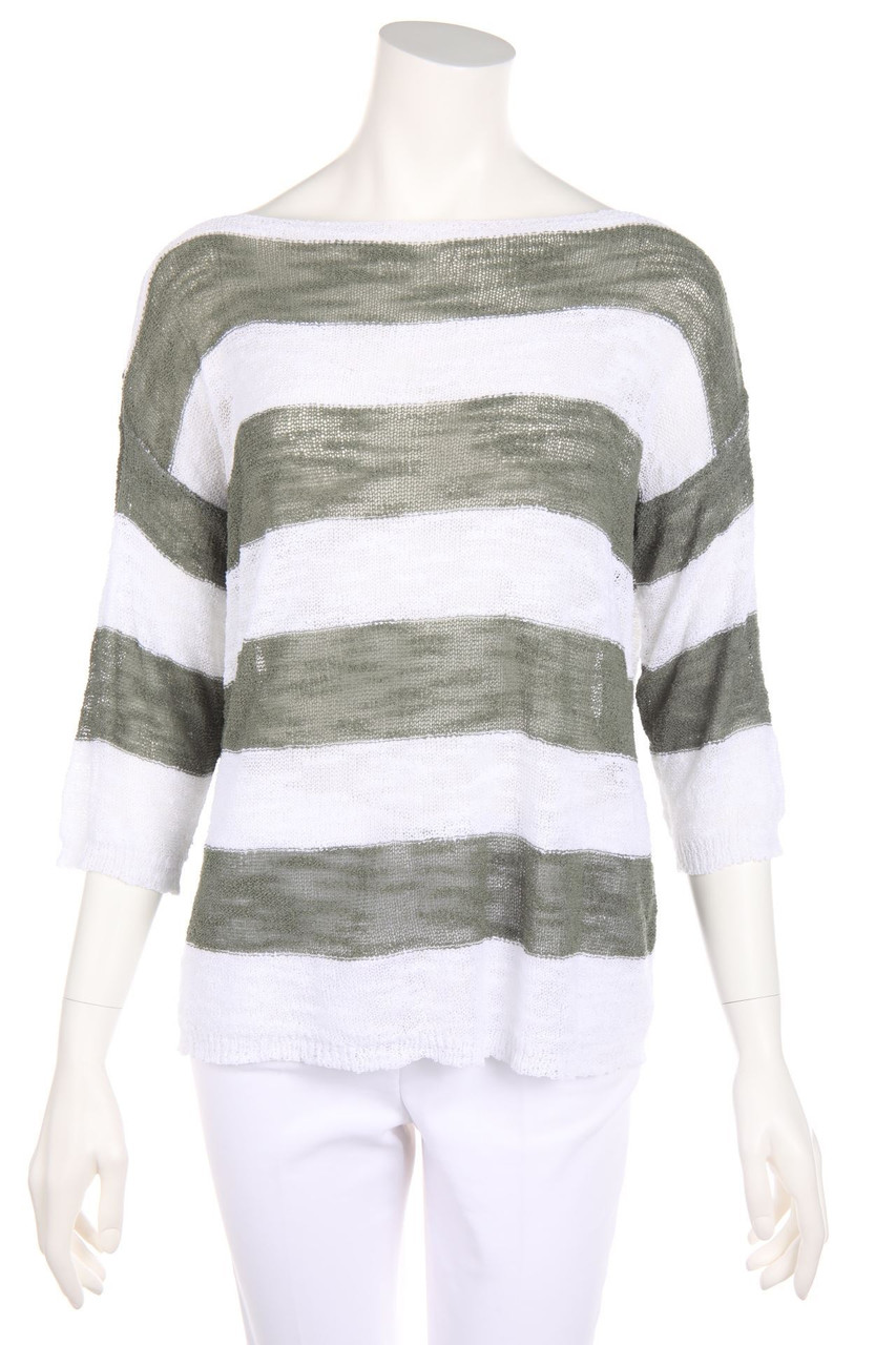 SANDRO FERRONE - Strick-Pullover mit Streifen - L