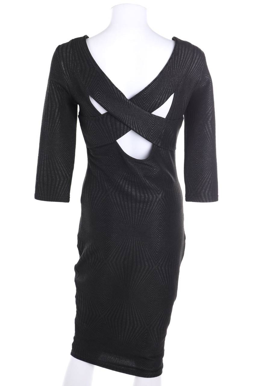 AMISU - Abendkleid mit Geo-Print - D 36