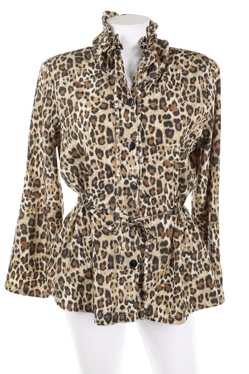 FABIANI - Bluse mit Leo-Print - D 42