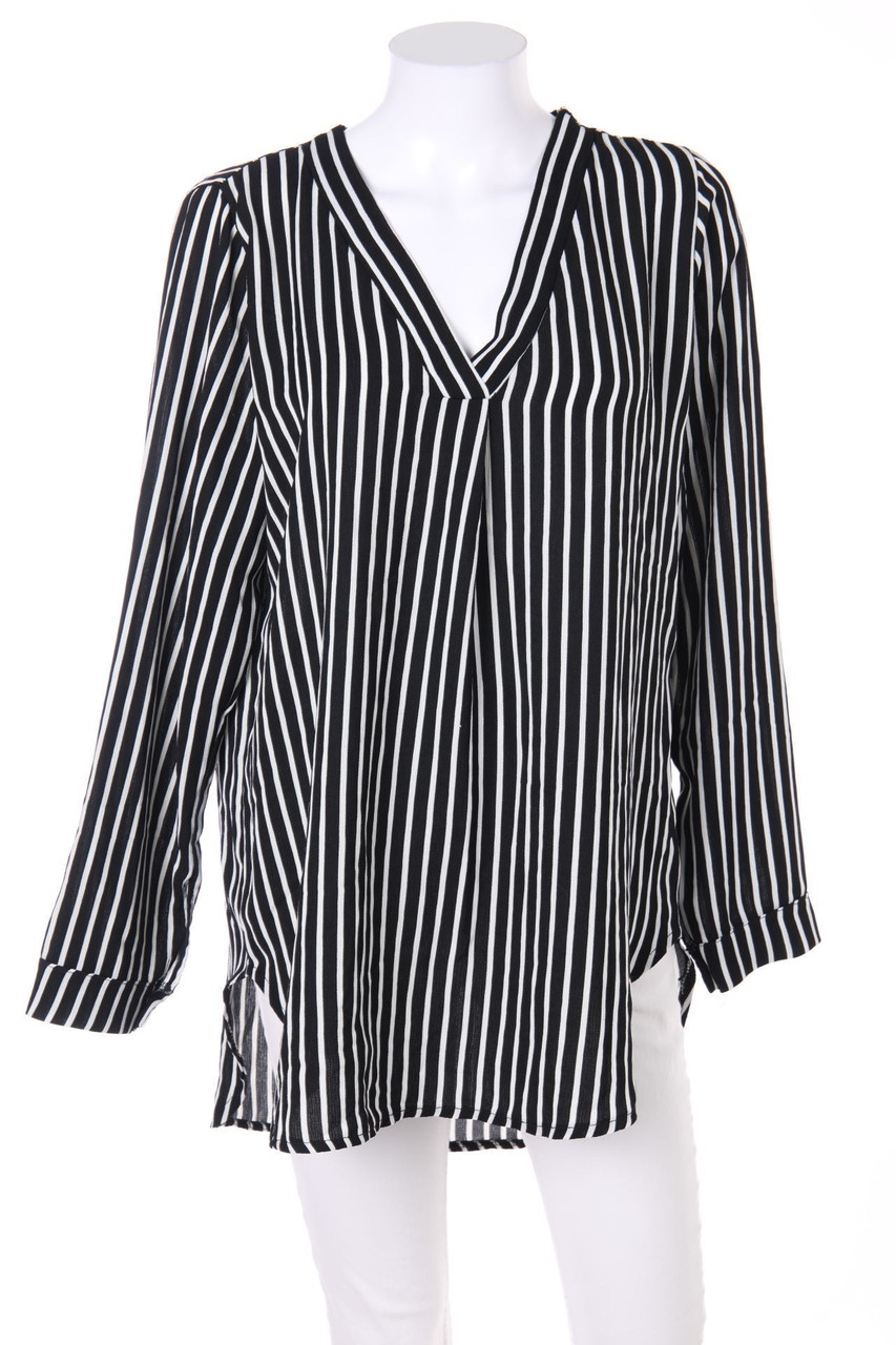 TODAY - Blouse with Stripes - M