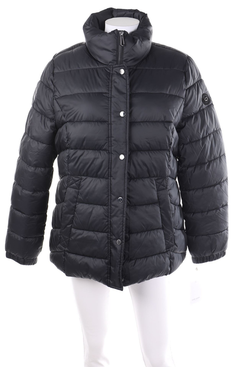 GERRY WEBER - wattierte Jacke mit Logo-Patch - D 38