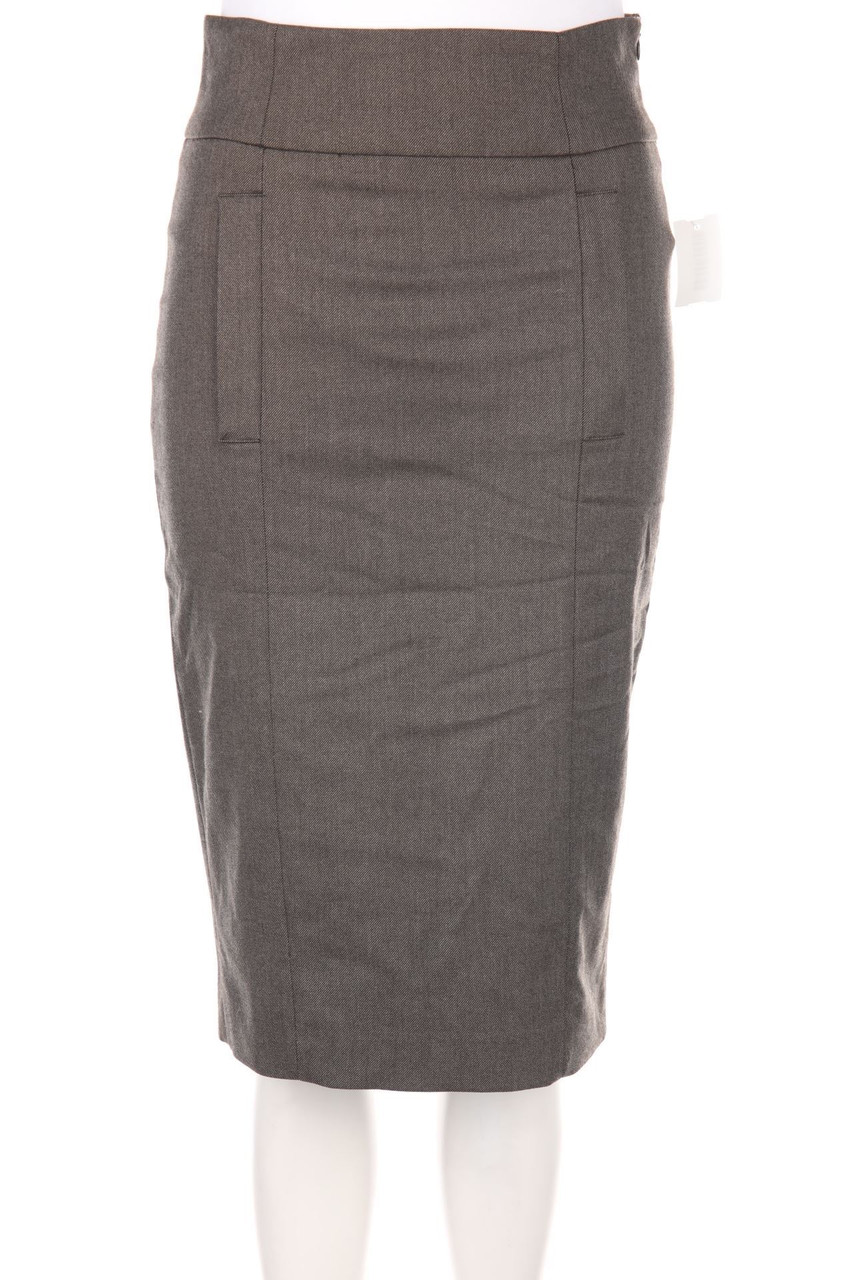 ZARA - Bleistift-Bleistift-Rock mit Schlitz - S