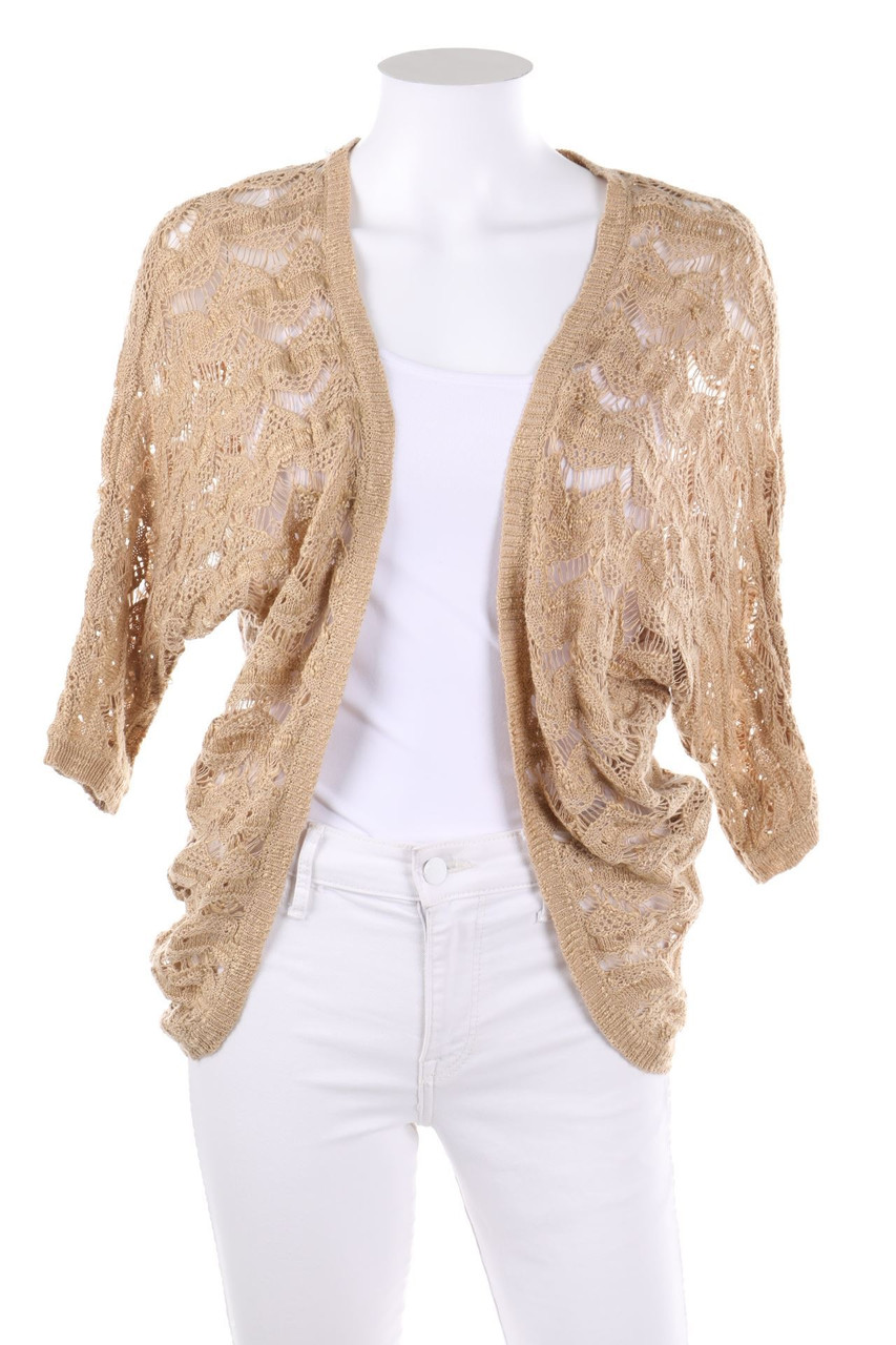 zebra - Oversize-Cardigan, Open Knit - XS