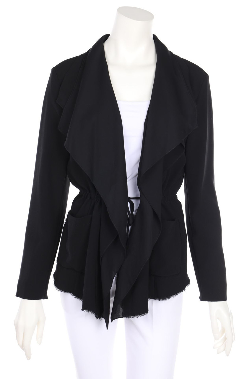MARC CAIN - Blazer mit Wasserfall-Ausschnitt - D 40