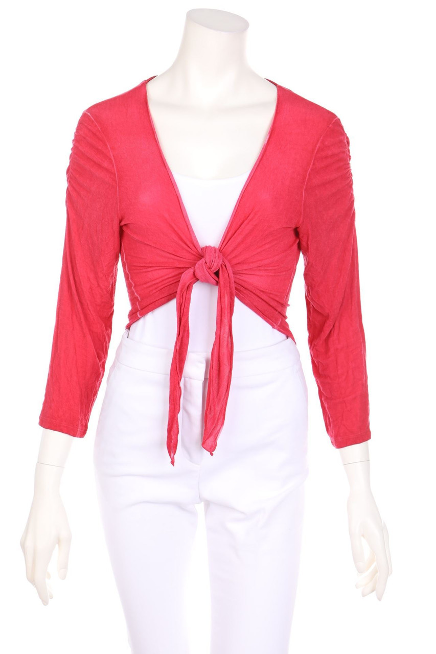 comma - Cardigan zum Knoten - D 40