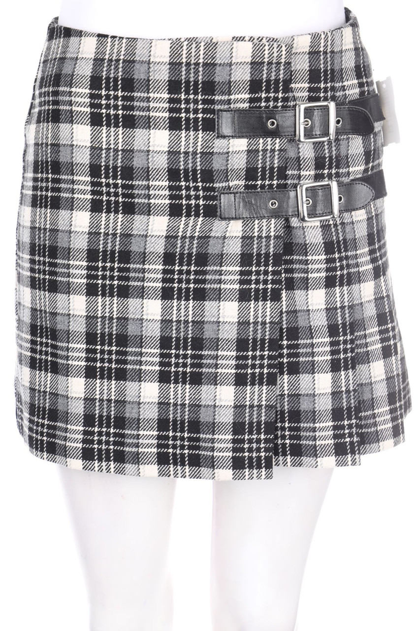 UNITED COLORS OF BENETTON - Mini-Tartan skirt, Pleated - D 36