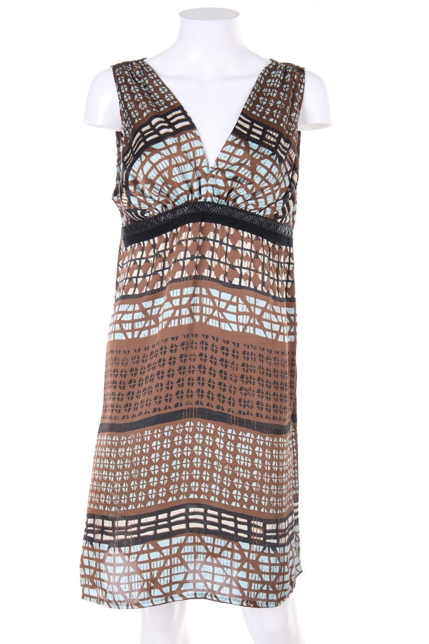 KOOKAI - Satin-Kleid mit Applikationen - S