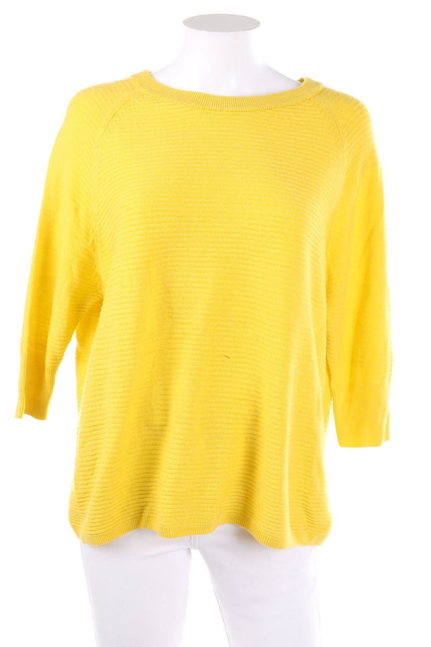 JACQUELINE de YONG - Oversize-Strick-Pullover mit Streifen - XS