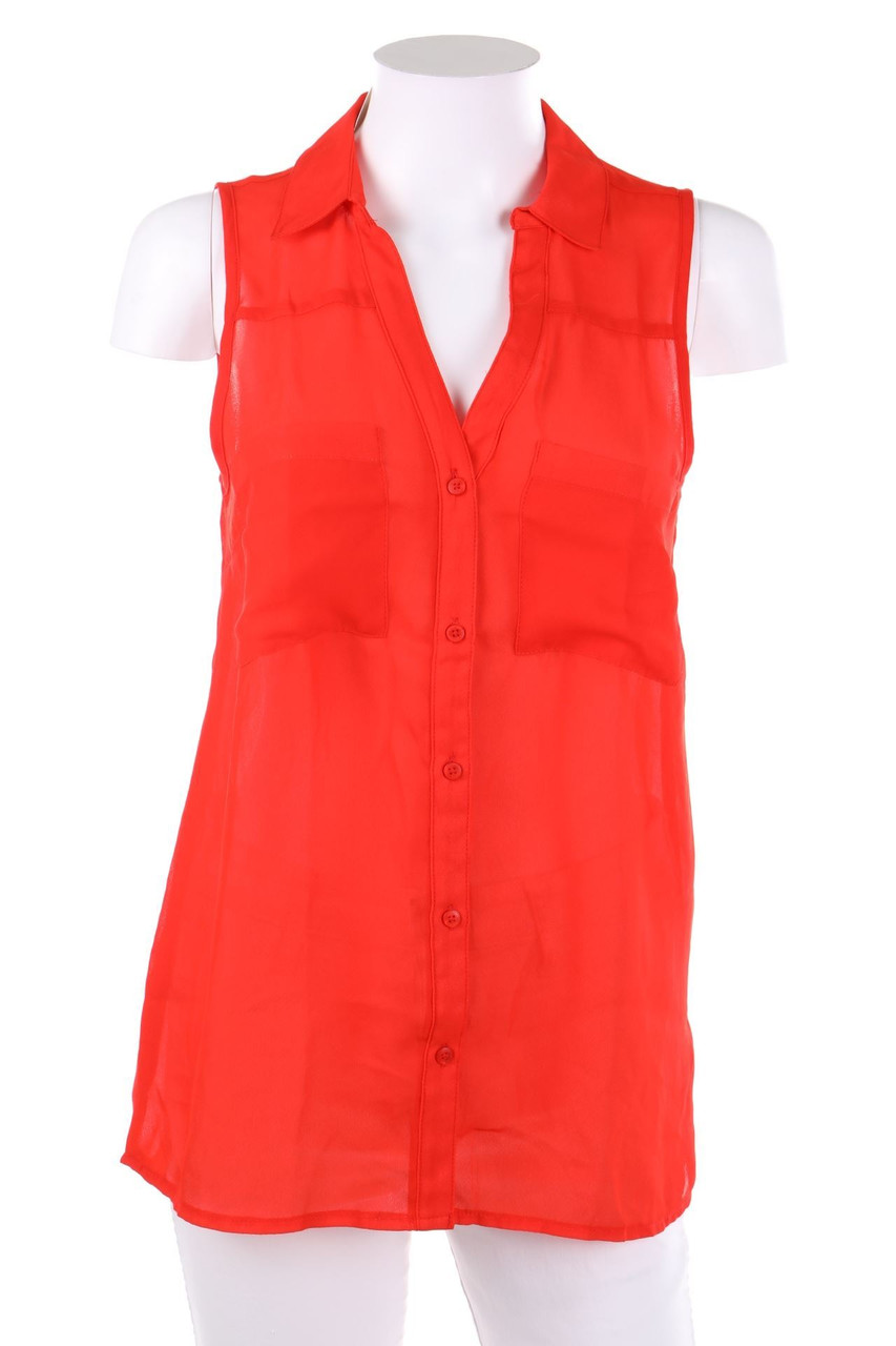 AMISU - ärmellose Hemd-Bluse - XS